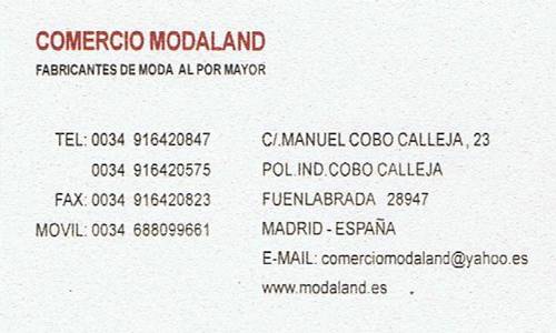 COMERCIO MODALAND